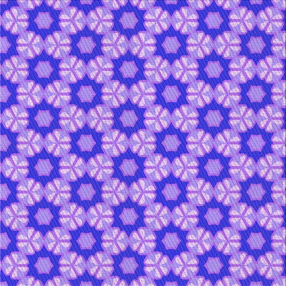 Ahgly Company Machine Washable Indoor Square Transitional Bright Lilac Purple Area Rugs, 7' Square