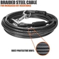 thumbnail image 2 of BV Pet Tie Out Cable for Dogs up to 250 Pound, XXL, 25 Feet, 2 of 7