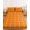 Orange, variant on King Size Fitted Sheet Set - Red Brown Gingham 3 Piece Bedding Sets 16" Deep Pocket Fitted Sheet with 2 Pillowcases, Modern Minimalist Geometric Plaid Brushed Microfiber Hotel Luxury Bed Sheets