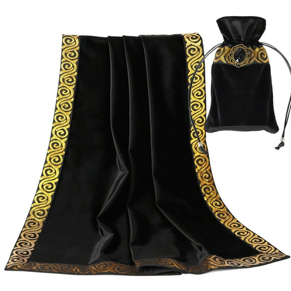 Yeacher Nappe de Tarot Autel Divination avec Cartes de Tarot Sac Accessoires de Jeu de Société