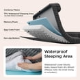 thumbnail image 2 of U By Bedsure ComfyFleece Orthopedic Dog Bed for Large Dogs, Bolster Sides Memory Foam Pet Sofa, Waterproof Washable Corduroy Gray, 2 of 9