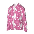 thumbnail image 2 of Pofeuu Cute Poodle Dog Print Sun Protection Outdoor Lightweight Full Zip UV Cooling Hoodie Long Sleeve Summer Clothing for Outdoor Hiking-Medium, 2 of 5