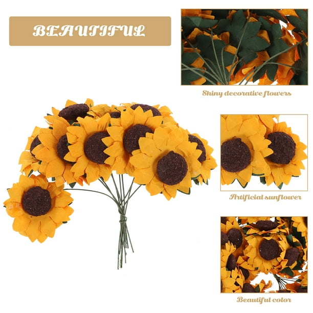 Mini 2024 artificial sunflowers