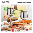 thumbnail image 2 of "Copas De Vino De Acero Inoxidable Plateadas 4 pz ", 2 of 5
