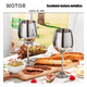 thumbnail image 2 of "Copas De Vino De Acero Inoxidable Plateadas 4 pz ", 2 of 5