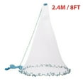 thumbnail image 3 of 6/8/10/12/16FT Fishing Cast Net Bait Easy Throw Hand Cast Strong Nylon Mesh USA, 3 of 9