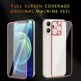 thumbnail image 5 of Mignova Front and Back Screen Protector for iPhone 12 Pro , Tempered Glass Haptic Touch Front and Rear Temper Film Premium HD Clarity Anti-Fingerprint/Scratch for iPhone 12 Pro 6.1" - Rose Gold, 5 of 8