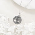 thumbnail image 4 of Tree of Life Necklace 925 Sterling Silver Star of David Pendant Necklace Hexagram Jewelry Gifts for Women Men, 4 of 6