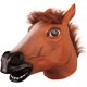 thumbnail image 1 of Máscara De Cabeza De Caballo, Máscara De Caballo Aterrador Máscara De Animal De Látex De Goma De Cabeza De Caballo Marrón, Fiesta De Disfraces De Halloween De Lujo, Marrón JAMW Sencillez, 1 of 5