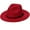 Red, variant on Women Men Hats Felt Wide Brim Hats Vintage Boho Sun Hat with Belt Buckle Panama Hat Daily Travel Party Dress Hat