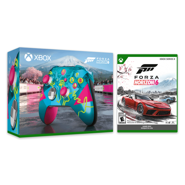 Forza Horizon 6 PLUS Xbox Wireless Controller – Forza Horizon 6 Limited Edition – Xbox Series X|S, Xbox One, PCs, and Cloud-Enabled Devices, Bundle