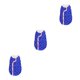 thumbnail image 5 of Methold Ropa para mascotas Cómodo traje Tang Algodón Estilo tradicional chino Chaleco Ropa para mascotas Disfraces de animales Abrigos de moda Azul M Azul METRO 3piezas Methold CBP187974, 5 of 6
