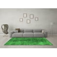 thumbnail image 3 of Ahgly Company Indoor Rectangle Oriental Green Industrial Area Rugs, 2' x 5', 3 of 4