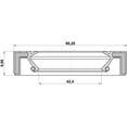 thumbnail image 2 of Febest HALF SHAFT OIL SEAL 44X68X9 # 95GAW-44680909X OEM 4431799, 2 of 2