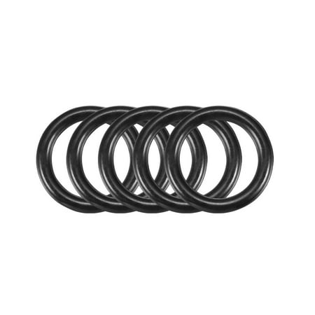 

30pcs Black 9mm x 1.8mm Oil Resistant Sealing Ring O-shape NBR Rubber Grommet