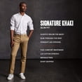 thumbnail image 3 of Mens Pants Navy 32X34 Straight Fit Khakis Chinos Stretch 32, 3 of 6