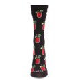 thumbnail image 5 of MeMoi Women's Bloody Mary Delight Bamboo Blend Crew Socks - Womens - Female, 9-11, Oatmeal Heather, 5 of 6