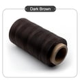 thumbnail image 2 of BUYISI 1.0Mm 70M Round Waxed Thread For Leather Craft Sewing Diy Jewelry Handmade Braided Polyester Cord Wax Coated Strand Strings Dark Brown, 2 of 5