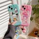thumbnail image 3 of Funda de teléfono para Iphone 11 12 13 14 Pro Max Lovely 3d Cartoon Hello Kitty Kuromi Melody Design Tpu cubierta de teléfono móvil con colgante, 3 of 4