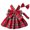 S, variant on TELOLY Dog Clothes,Integrated Leash Harness Dog Dress,Safe and Snug Wear Stylish and Practical Dog Clothes for Small Dogs,Red,S