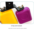 thumbnail image 2 of Double Sambago Bell Latin Music Yellow Cowbell High Low Sound Knocker Drum Percussion Instrument Part Accessories, 2 of 7