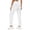 White, variant on QASIEATN Women's Fashionable and Casual Workout Pants with High Waist Pants with Zipper Suitable for Jogging And