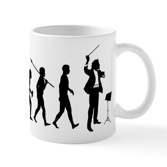 CafePress - Music Conductor Mug - 11 oz Ceramic Mug - Novelty Coffee Tea Cup
