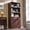 Brown, variant on Aitjunz 72'' Tall Modern Bookshelf with Drawer, 5 -Tier Large Bookcase w/ Doors, Wooden Storage Cabinet w/ Adjustable Shelves & Cured Profile Design for Living Room, Study Room and Office