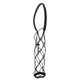 thumbnail image 5 of Portabotellas de agua estable de 9, 17 y 25 oz - Funda de malla artesanal Negro 500ml, 5 of 9