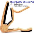 thumbnail image 2 of MQOUO Guitar Capo for Acoustic and Electric Guitars - Rosewood Color with 5 Picks, 2 of 13
