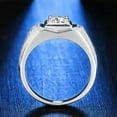 thumbnail image 7 of K-KED 1.0 Carat Moissanite Engagement Ring for Men 925 Silver D Color GRA Certificate, 7 of 7