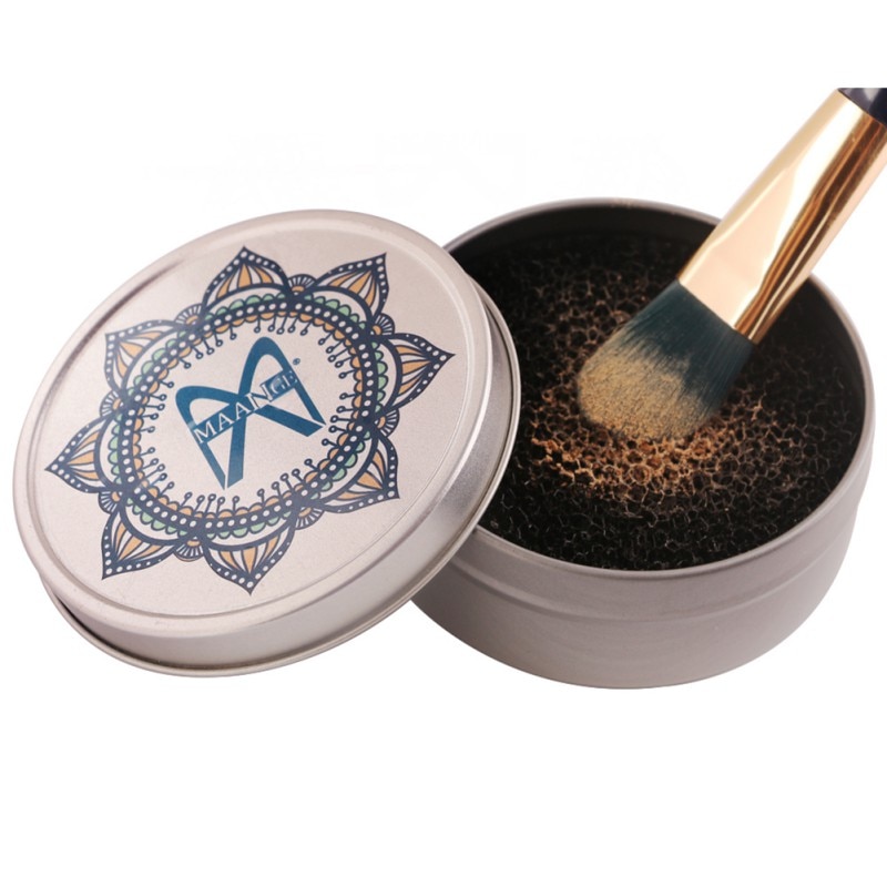 Makeup brushes Cleaner Sponge Power Remover Quick Color Off From Eye