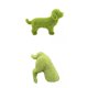 thumbnail image 1 of 2x Estatua de de Animal Flocado Jardín de Hierba de Artificial DYNWAVEMX Figuritas flocadas, 1 of 6