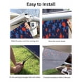 thumbnail image 7 of 4th of July RV Awning Sun Shade Screen 9'X7' Patriotic Stars Flag Mesh Sunscreen Red White and Blue Awning Shade Screen with Zipper UV Blocker Completed Kits Outdoor Canopy for RV Motorhome Camper, 7 of 7