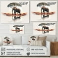 thumbnail image 4 of Designart Double Exposure Of A Elefant With African Landscape II Canvas Wall Art, 4 of 5