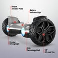 thumbnail image 5 of SISIGAD Hoverboard, 8.5" Tire, 500W Powerful Motor Hover Board with LED Lights, 8.5" All Terrain Self Balancing Electric Scooter for Teen, 5 of 10