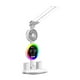 thumbnail image 1 of Lámpara de escritorio LED, ajustable para el cuidado de los ojos, con reloj, con portalápices, lámpara de noche, lámpara de lectura para habitación, temporizador y ventilador, 1 of 8