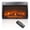Antique Black 09, variant on 26 inch electric fireplace insert ultra thin with log set & realistic flame, remote control timer overheating protection for TV stand furniture