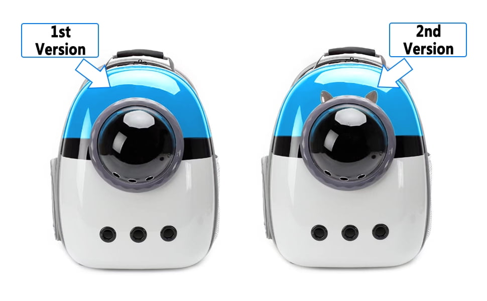 Back Expandable Cat Carrier Backpack, Backpack for Cats Kitten Small Puppy, Airline Approved Cat Bubble Backpack, Space Capsule Astronaut Carrier