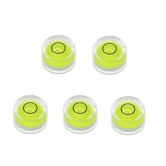 UNTERING 5 Pieces Multifunctional Round Bubble for Tripod Phonograph Turntable Photographic Equipment Easy to Use