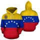 thumbnail image 3 of Sudadera con capucha con estampado 3D de la bandera de Venezuela, emblema nacional, moda, manga larga, unisex, para deportes callejeros, ropa deportiva, 3 of 5