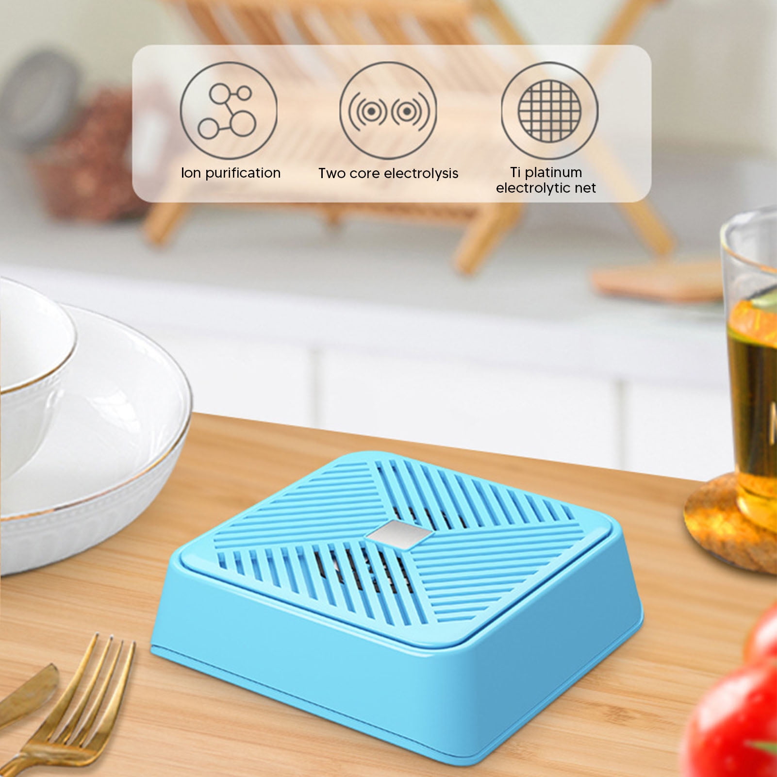 Dishwasher Blue Usb Mini Dishwasher Abs Material High Pressure Turbine Dishwasher Portable Small Dishwasher 360 Degree Cleaning Household Fruit And Vegetable Cleaning Travel Kitchen Tableware