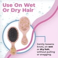 thumbnail image 3 of Brush Wet Brush Mini Detangler Geo Peach para todo tipo de cabello, 3 of 4
