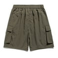 thumbnail image 7 of Swim Trunks for Men Mens Trunks Men's Casual Daily Outdoor Beach Lightweight And Breathable Work Shorts Ndbuld Army Green 6XL, 7 of 7