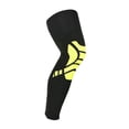 thumbnail image 1 of Mangas de compresión Zulema pierna completa XL negro y verde Rodillera deportiva, 1 of 8