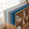 thumbnail image 6 of Table Runners 90 Inches Long Dress Scarves, Blue Ombre Wooden Farmhouse Coffee/Dining/Kitchen Table Runner for Living Room, Farmhouse Retro Wood Gradient 13x90 Inch, 6 of 9