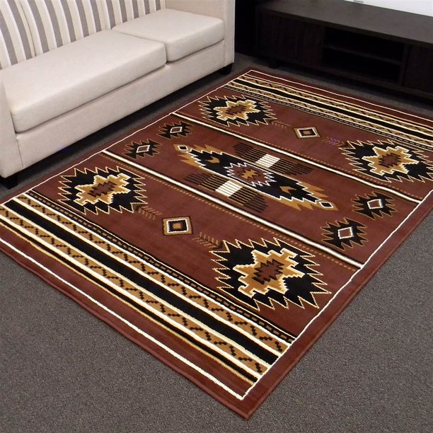 Southwestern Area Rug in Brown