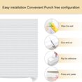 thumbnail image 3 of EIGTHTAIL Window Blinds Cordless Blackout No Drill Cut to Size Clip On Stick On Self Adhesive Temporary Blinds Pleated Paper Blinds for Windows Doors Shades for Home Nursery Bedroom Kitch, 3 of 8
