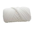thumbnail image 2 of 1kg Velvet Chunky Yarn Arm Knitting Sweaters Hats Scarf Throw Pillow DIY Rug Weight Rug Making Hand Knit Pet Bed Crocheting White, 2 of 9