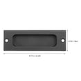 thumbnail image 2 of HEALEEP Black Stainless Steel Sliding Door Handle for Home Use Easy Installation Suitable for Barn and Cabinet Doors 5.8 Inches, 2 of 6
